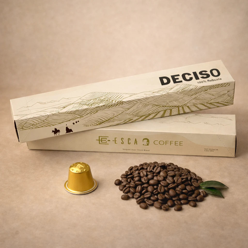 Deciso Koffiecups direct uit brazilie ESCA-COFFEE