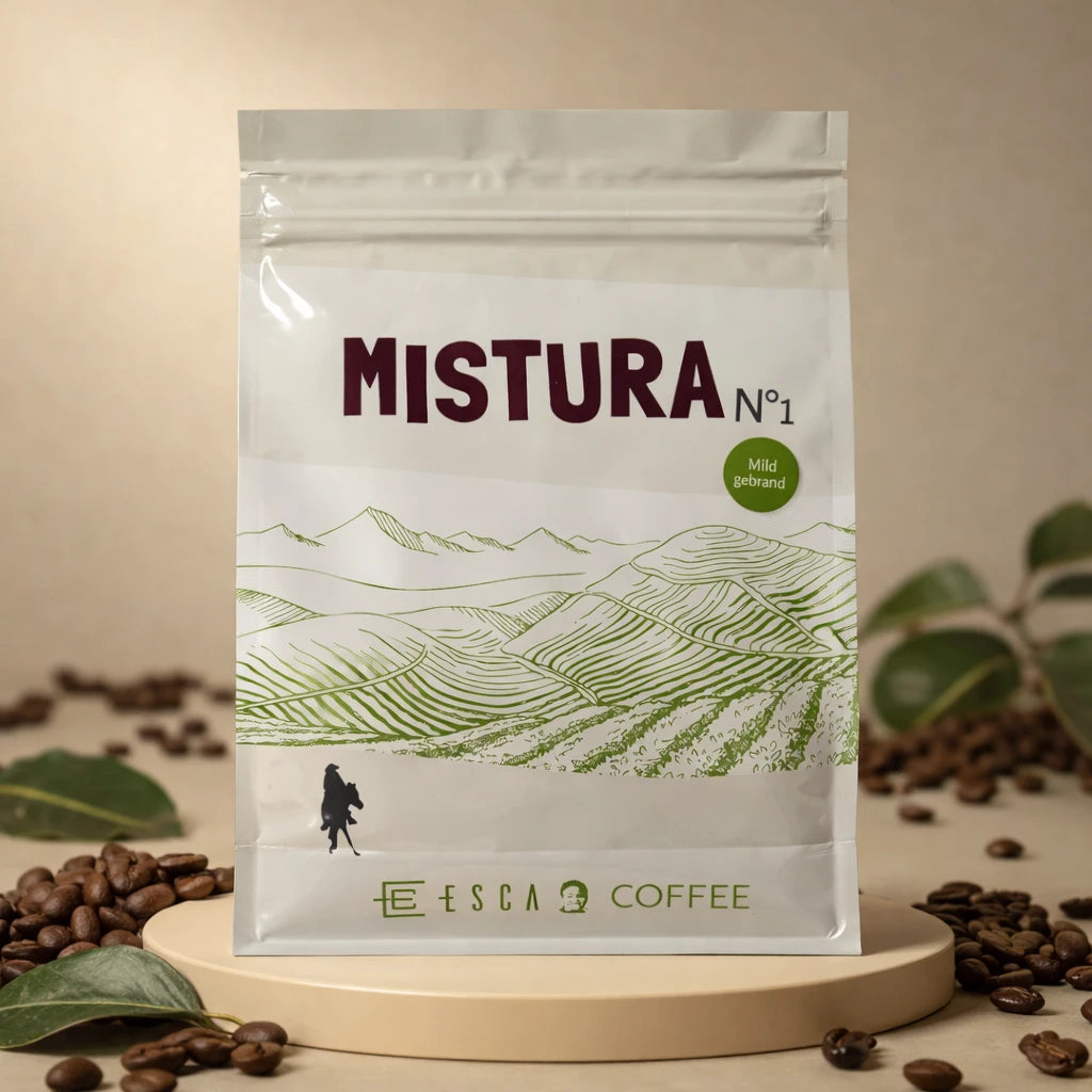 Mistura Nº1 – Mild gebrande koffiebonen, 225g verpakking, direct trade uit Brazilië