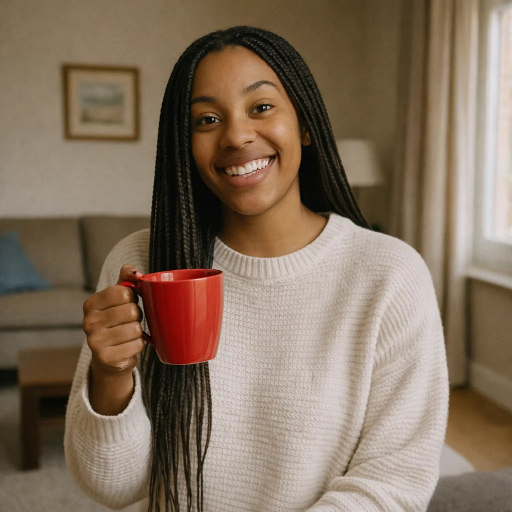 Vrouw_drinkt_warme_verse_ESCA_COFFEE